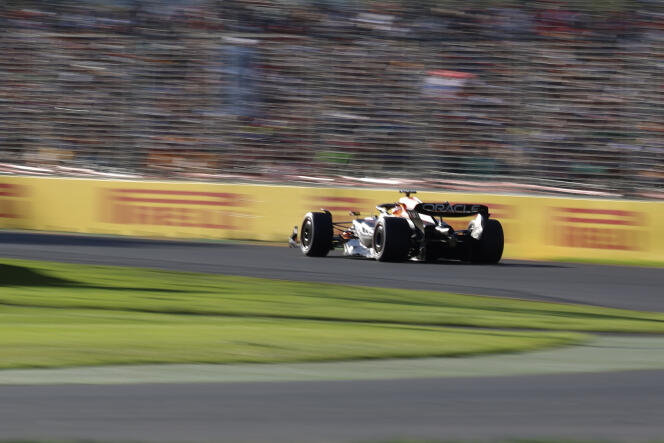 Red Bull driver Max Verstappen during the Formula 1 Australian Grand Prix at Melbourne's Albert Park on April 2.