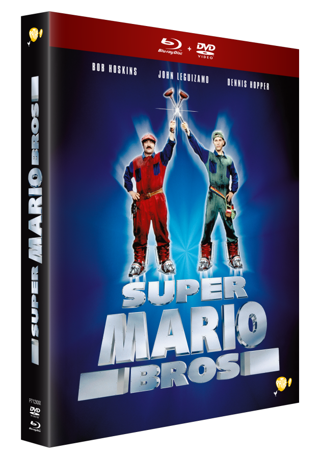 Jaquette DVD / Blu-ray du film « Super Mario Bros.  » de 1993, de Rocky Morton et Annabel Jankel.