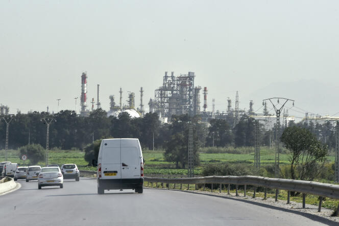 An oil refinery near Algiers, in February 2022.