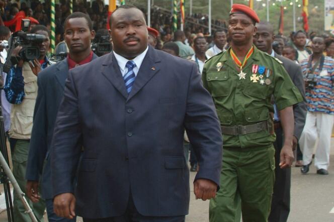 Kpatcha Gnassingbé, then minister of defence, in Lomé in January 2006.