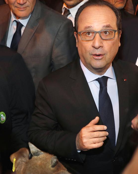 François Hollande, le 27 février 2016, au Salon de l’agriculture, à Paris.
