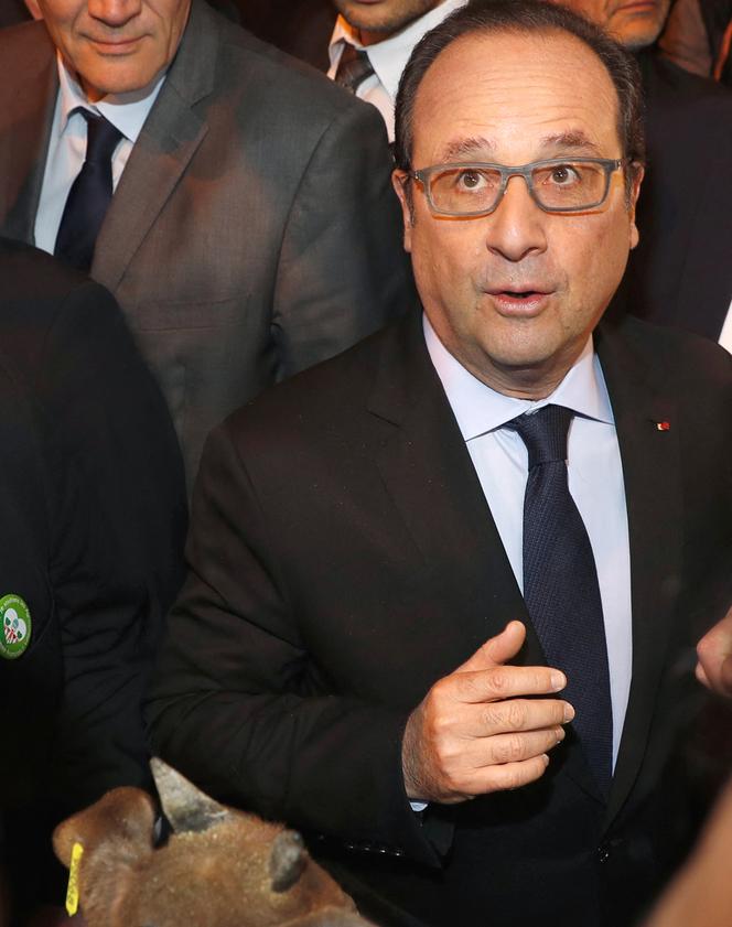 François Hollande, le 27 février 2016, au Salon de l’agriculture, à Paris.
