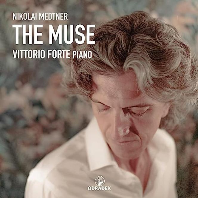 Cover of the album “The Muse”, works by Nikolaï Medtner by Vittorio Forte (piano).