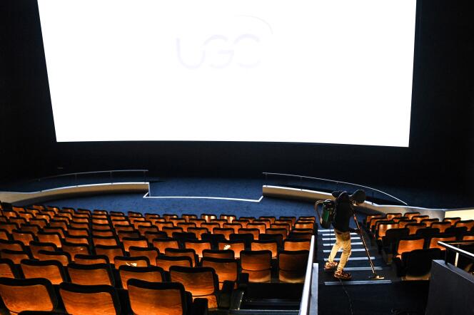 The UGC Ciné Cité des Halles, in Paris, on May 18, 2021. 