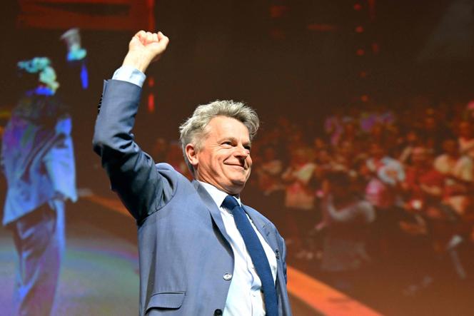 Fabien Roussel en el congreso del Partido Comunista en Marsella, el viernes 7 de abril de 2023.