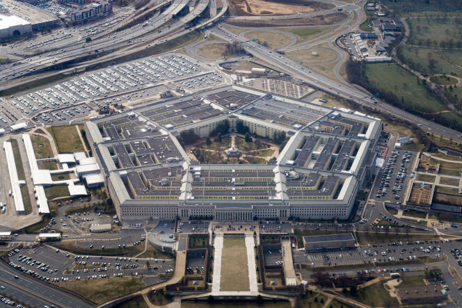 Vue aérienne du Pentagone, à Washington.