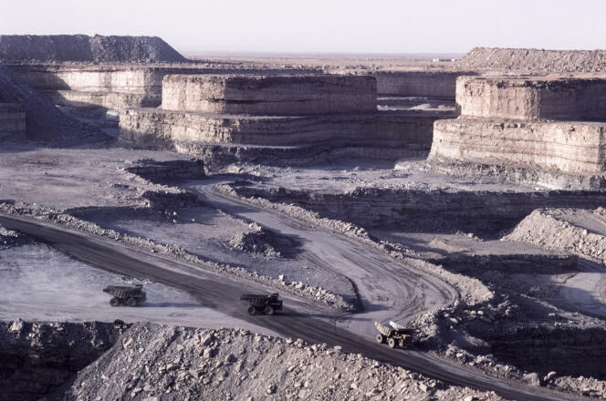 Una mina de uranio en Somaïr, Níger, en marzo de 2013. 