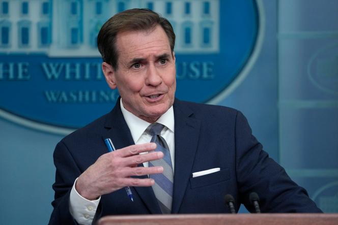 John Kirby, portavoz del Consejo de Seguridad Nacional, 10 de abril de 2023 en la Casa Blanca en Washington.