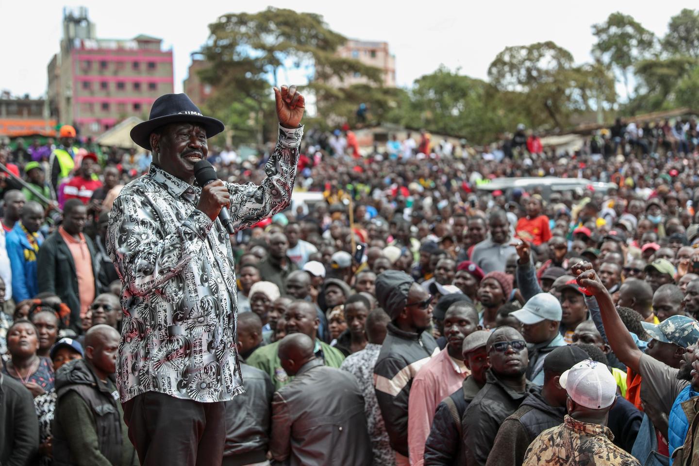Kenya Odingaled opposition to resume antigovernment protests