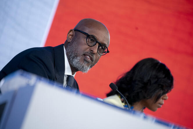Abebe Aemro Selassie, director of the Africa department of the International Monetary Fund, in Washington, April 14, 2023.
