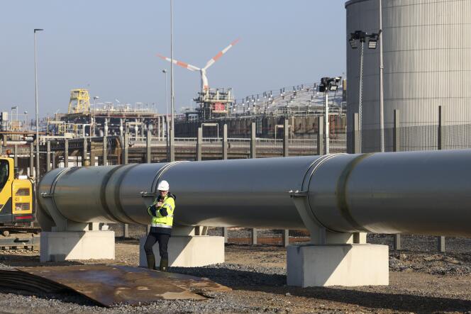 La terminal de gas en Zeebrugge, Bélgica, el 14 de febrero de 2023. 