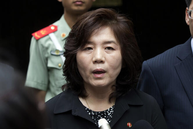 Il ministro degli Esteri nordcoreano Choe Son Hui nel giugno 2016.