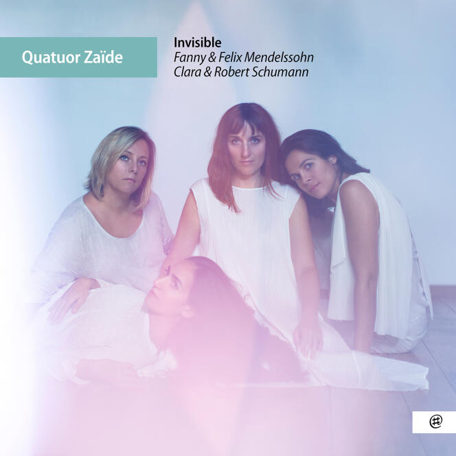 Pochette de l’album « Invisible », du Quatuor Zaïde.