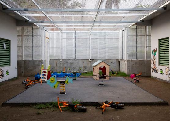 Au centre de rétention administrative de Pamandzi, le 25 avril 2023.