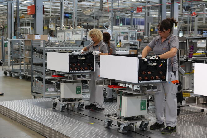 At a Viessmann factory in Allendorf, Germany on August 9, 2022.