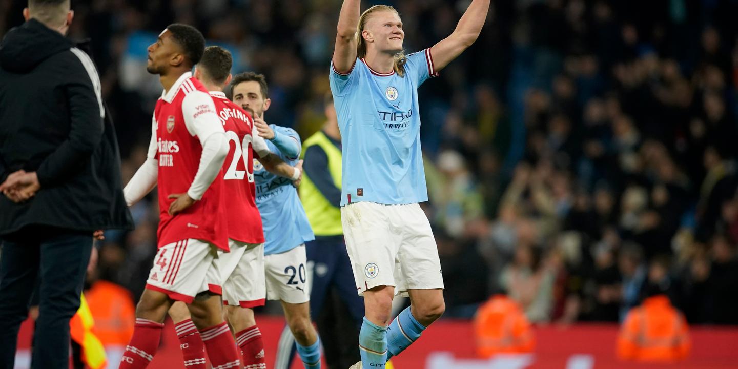 Man City crush Arsenal as Erling Haaland breaks Premier League scoring ...