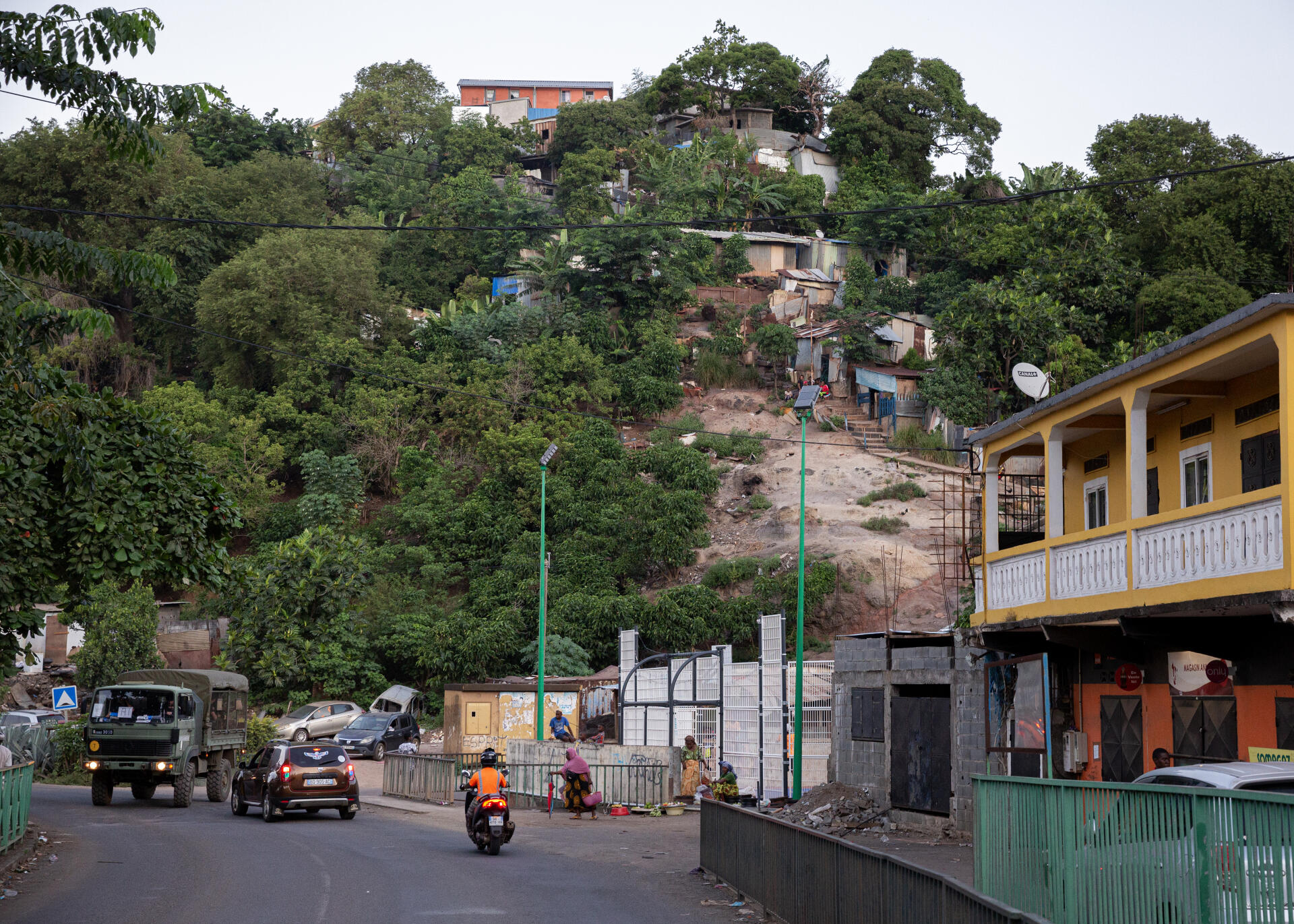 El barrio pobre de Talus 2, en la ciudad de Koungou, en Mayotte, el 26 de abril de 2023.