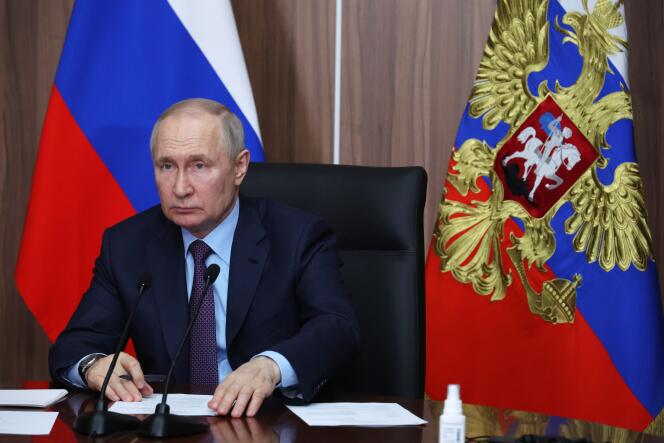 Vladimir Putin en Moscú, 27 de abril de 2023. 