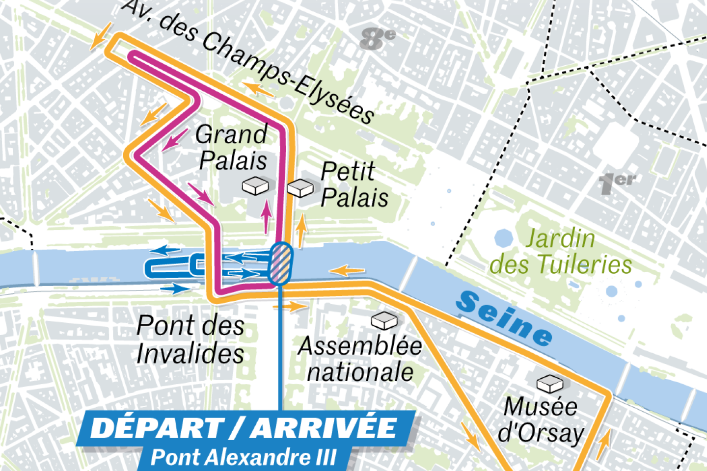 Paris 2024 a "postcard setting" for the routes of the Olympic and
