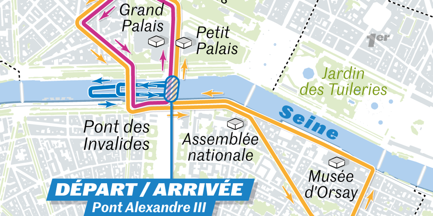 Paris 2024 un « décor de carte postale » pour les parcours des
