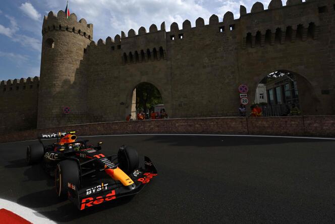 In the lead for almost the entire race, Mexican Sergio Pérez won the Azerbaijan Grand Prix on Sunday April 30, 2023, in Baku.