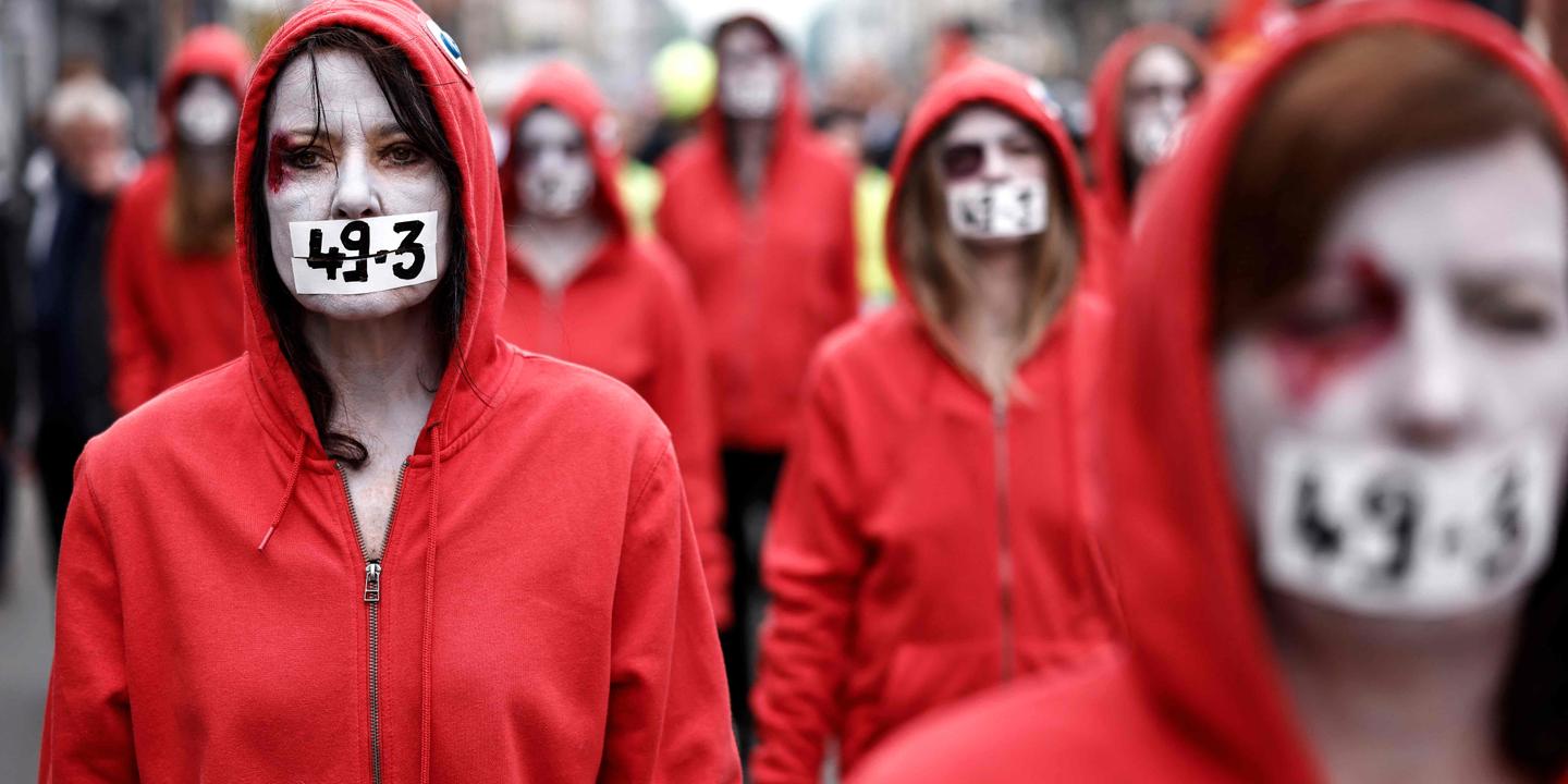 incidentes estallan en Lyon a la cabeza de la procesión, sigue la jornada de manifestaciones en directo