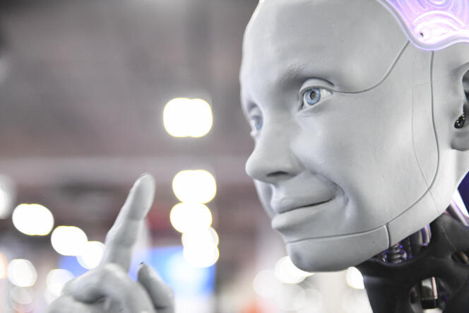 Un robot humanoïde en démonstration au Consumer Electronics Show de Las Vegas (Etats-Unis), le 5 janvier 2022.