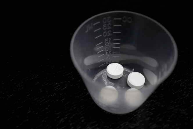 Des comprimés de misoprostol sont exposés dans une clinique, à Rockville (Maryland), le 13 avril 2023.
