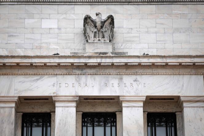 Le bâtiment de la Réserve fédérale, à Washington, le 2 mai 2023.