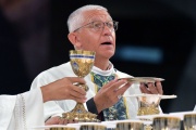Roman Catholic Archbishop of Strasbourg Luc Ravel in Lourdes, France, on August 15, 2019.