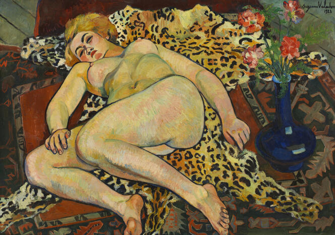 « Catherine nue allongée sur une peau de panthère » (1923), de Suzanne Valadon (huile sur toile).