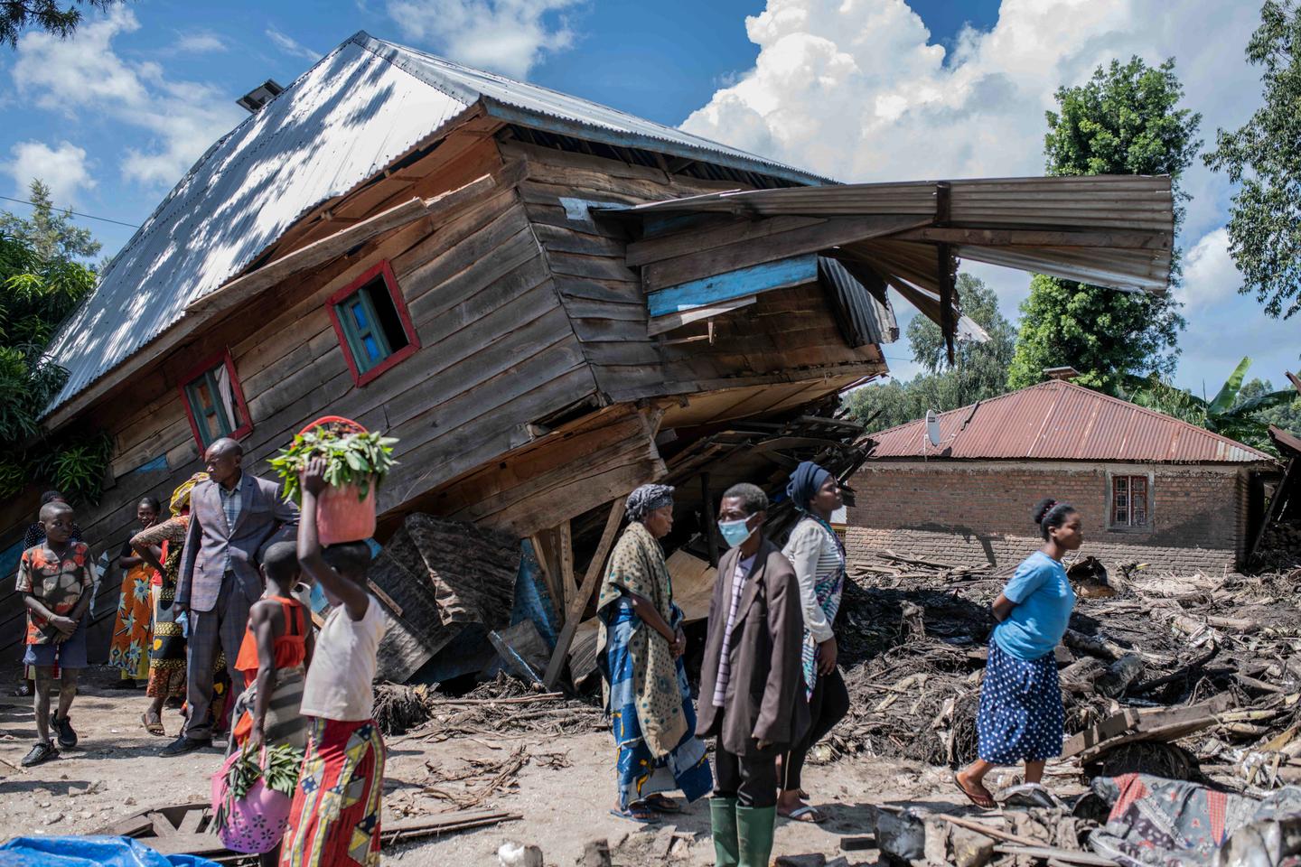 Torrential rains and landslides kill 22 in DR Congo