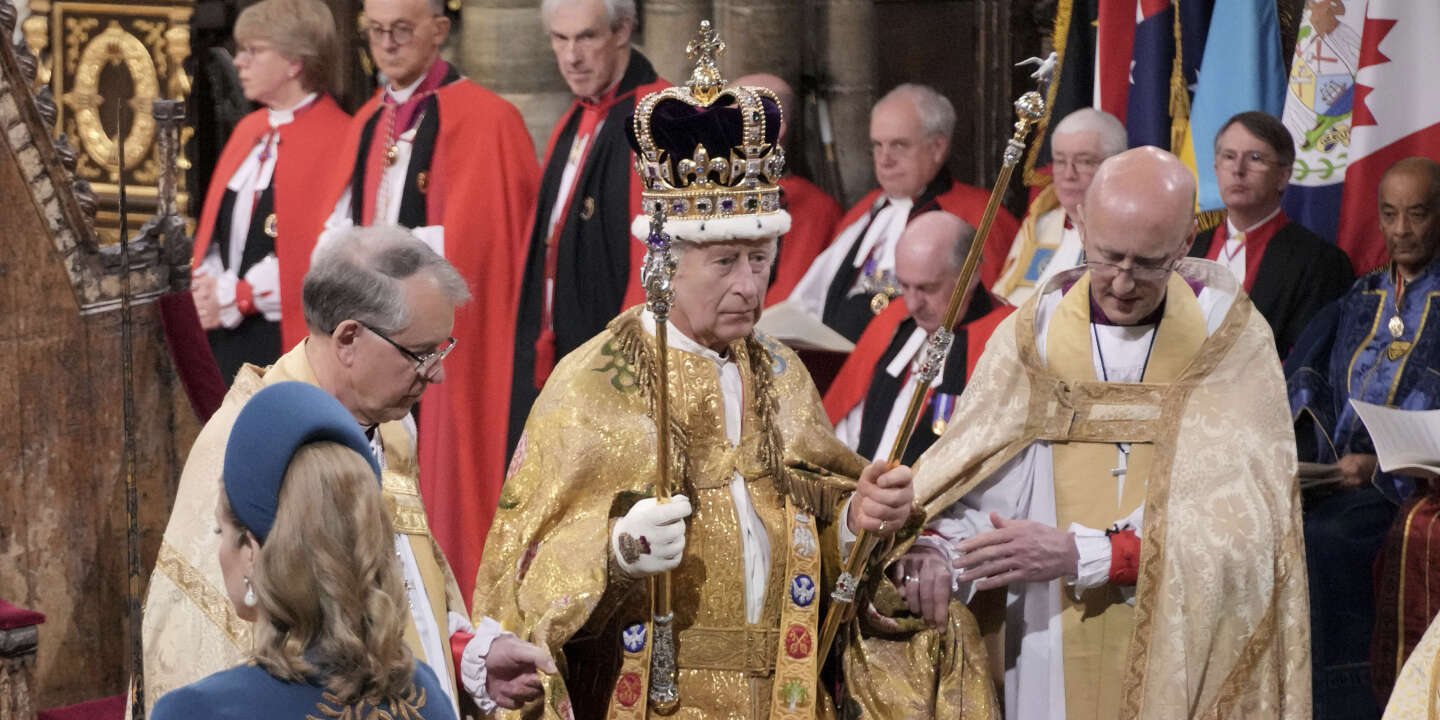 Charles III is crowned King of the United Kingdom at Westminster Abbey