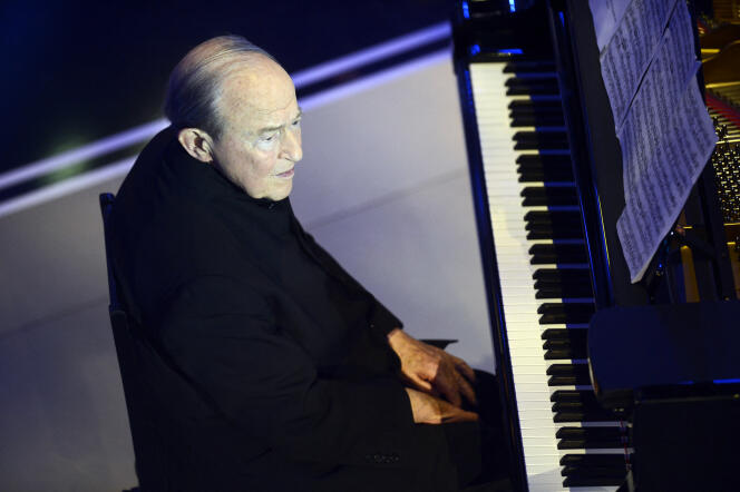 Menahem Pressler, lors des Victoires de la musique classique, à la Halle aux grains de Toulouse, le 24 février 2016. 