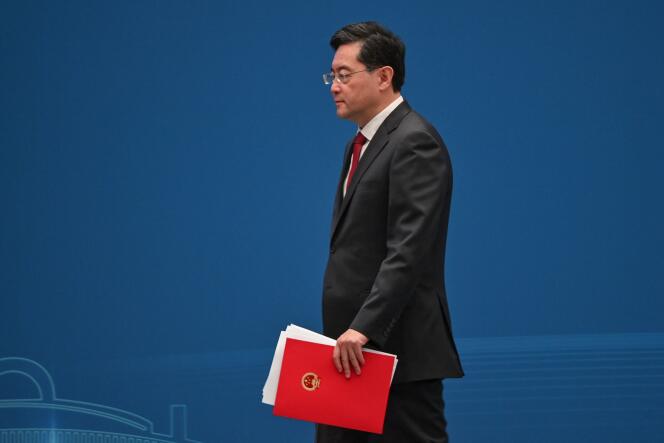 Qin Gang, Chinese State Councilor and Foreign Minister, at the Lanting Forum, held on 