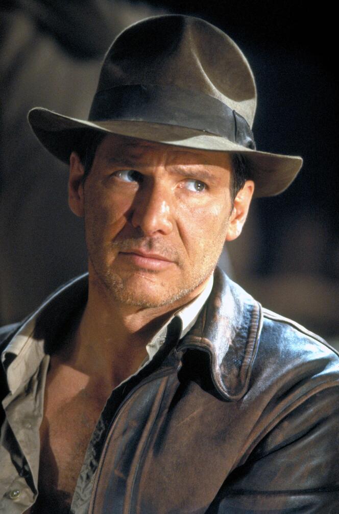 Harrison Ford en Indiana Jones dans « Les Aventuriers de l’Arche perdue » (1981), de Steven Spielberg.