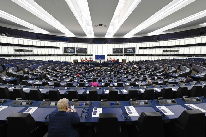 En el Parlamento Europeo, en Estrasburgo, el 19 de octubre de 2022.