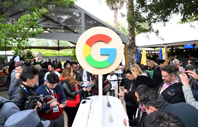 Google présente à la presse ses nouveaux produits lors de sa conférence annuelle des développeurs I/O, à Mountain View (Californie), le 10 mai 2023.