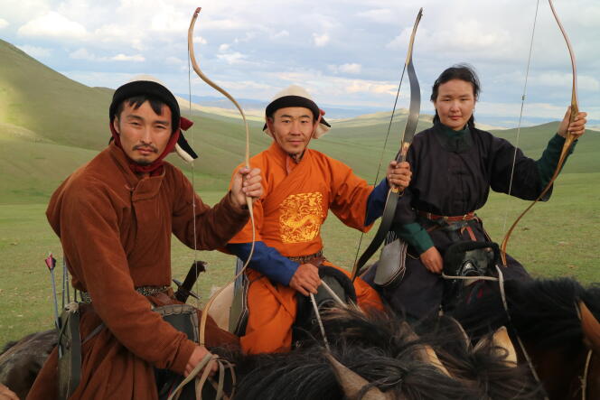 arqueros mongoles.