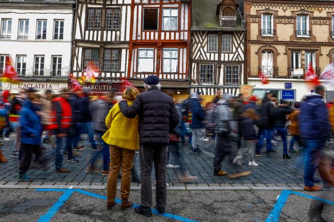 A Pont-Audemer (Eure), le 7 mars 2023.