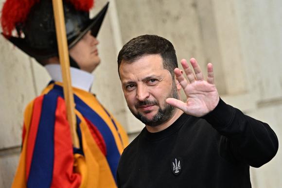 Volodymyr Zelensky au Vatican, le 13 mai 2023.