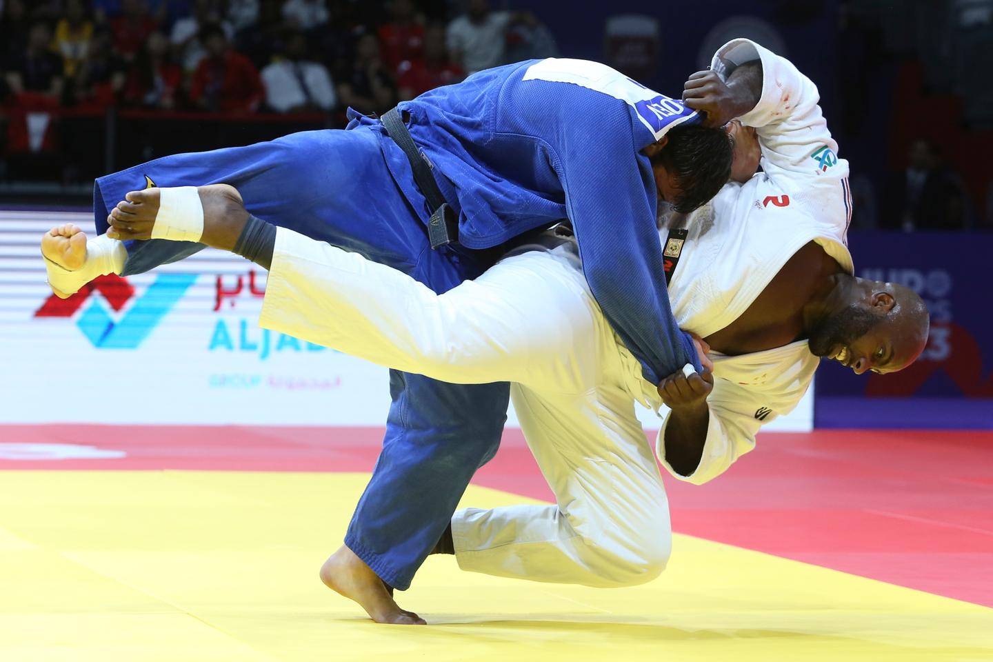 Teddy Riner, unsinkable, wins his eleventh world star in judo one year from the Paris Games