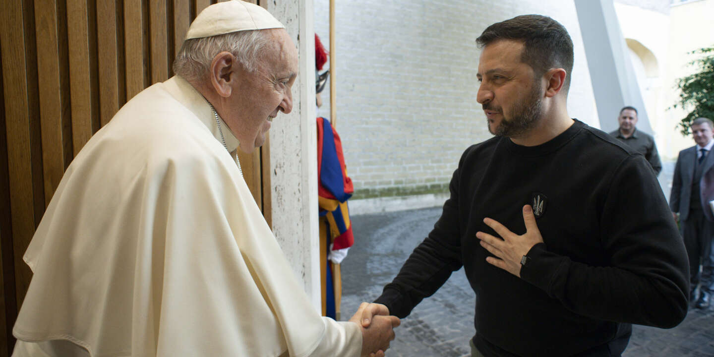 Wolodymyr Selenskyj traf den Papst im Vatikan