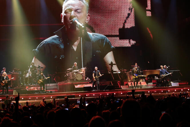 Bruce Springsteen in Paris-La Défense Arena, 13 mei 2023.