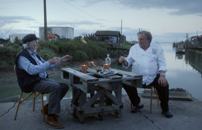 Rufus (Pierre Richard) and Gabriel Carvin (Gérard Depardieu) in “Umami”, by Slony Sow.