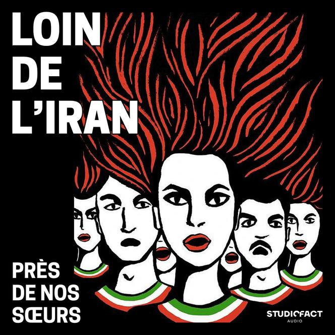 Illustration by Marjane Satrapi, produced for the podcast on Iran, to which she also lends her voice.