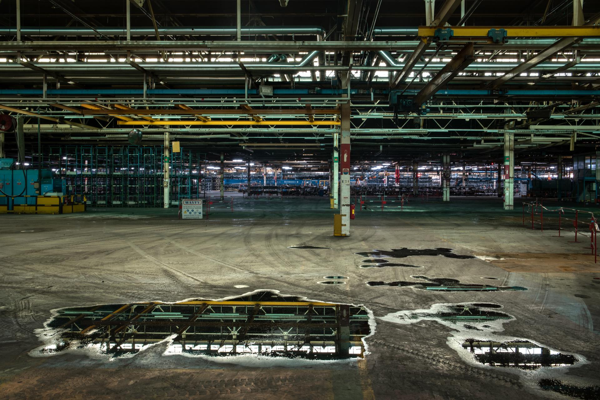 En la antigua fábrica de Bridgestone, la potencial zona de ampliación de Ennea Groupe, en Béthune (Pas-de-Calais), el 11 de mayo de 2023.