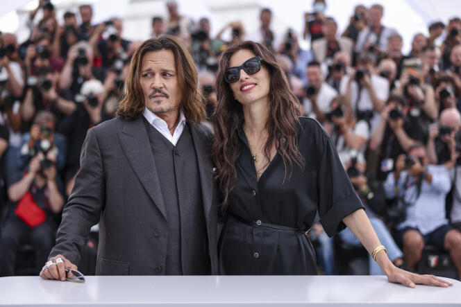 Maïwenn with Johnny Depp, lead role in his film 