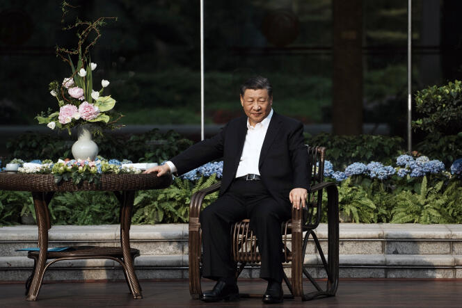 Chinese President Xi Jinping in Guangzhou, China, on April 7, 2023.