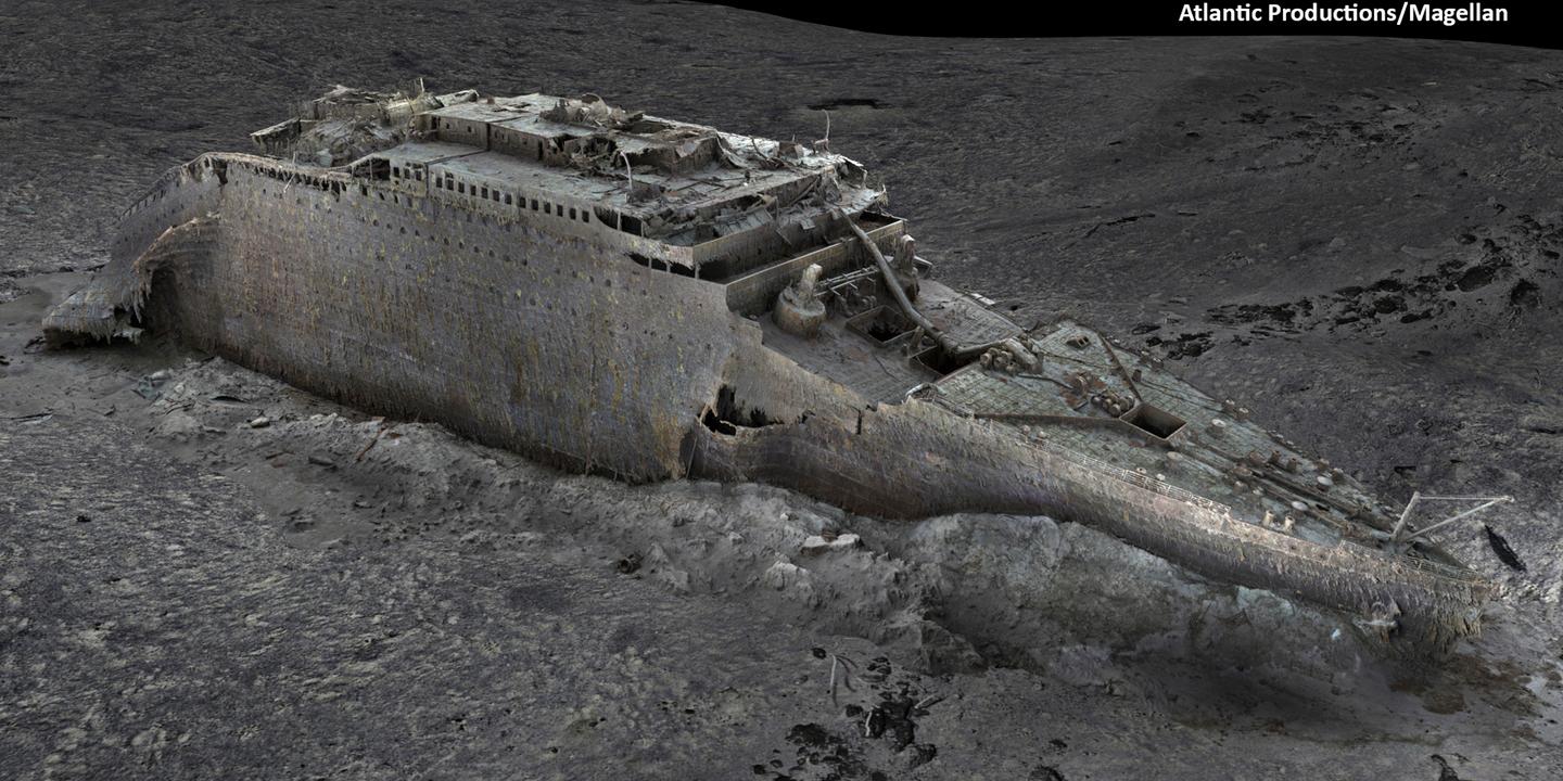 Titanic l’épave reconstituée en 3D à partir de 700 000 images